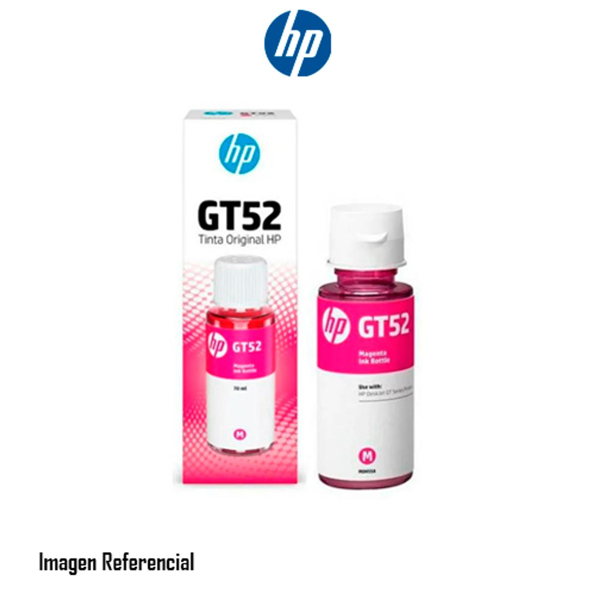 HP - TINTA HP GT52 MAGENTA HP GT5810/GT5820/INK TANK 315/415 P/N: M0H55AL