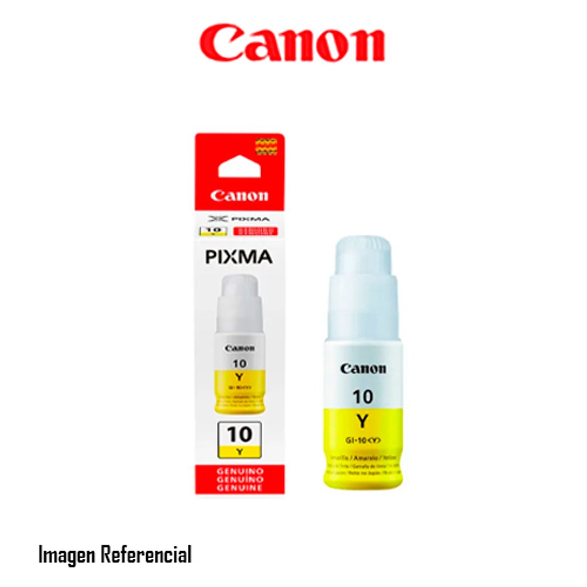 CANON - TINTA CANON GI-10Y AMARILLO, G5010/G5011/G6010/G6011 P/N: 3393C001AB