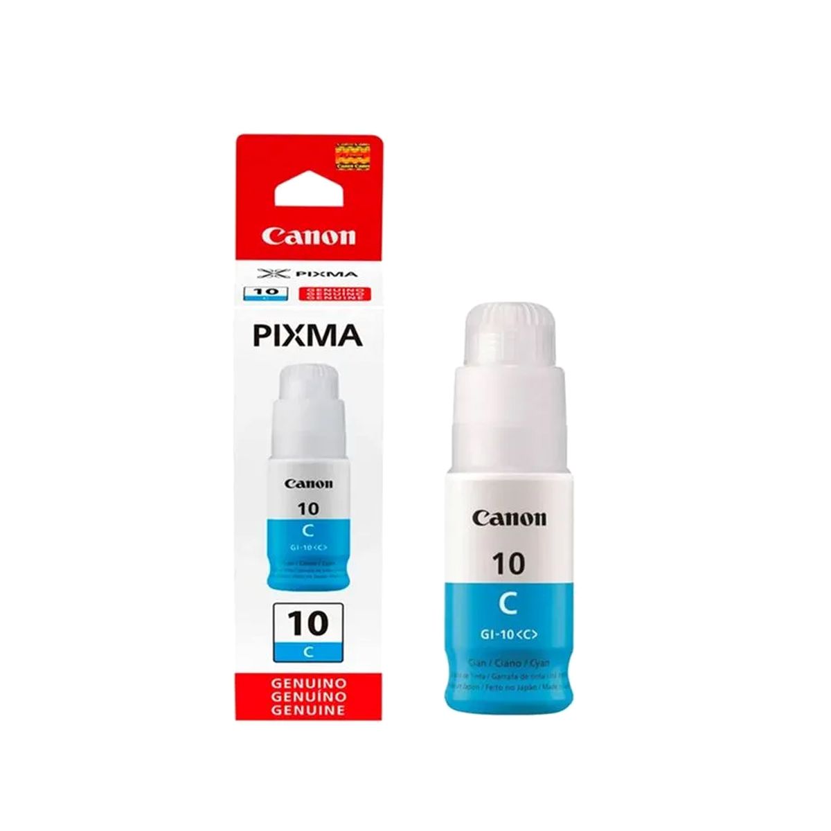 CANON - TINTA CANON GI-10C CIAN PARA G5010/G5011/G6010/G6011 P/N: 391C001AB