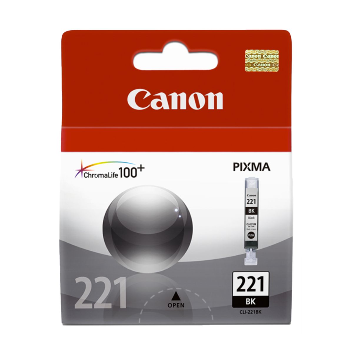 CANON - TINTA CANON CLI-221BK NEGRO PIXMA IP3600 IP4600 IP4700 P/N:2946B016