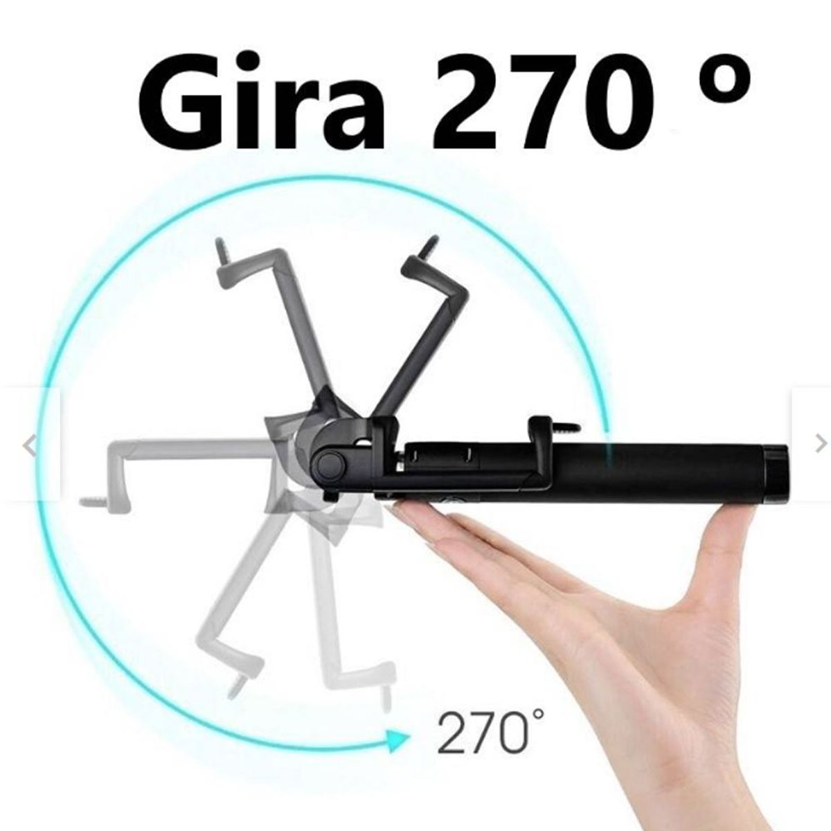 INTERLUD - Palo Selfie Stick Interlud Negro APC230014