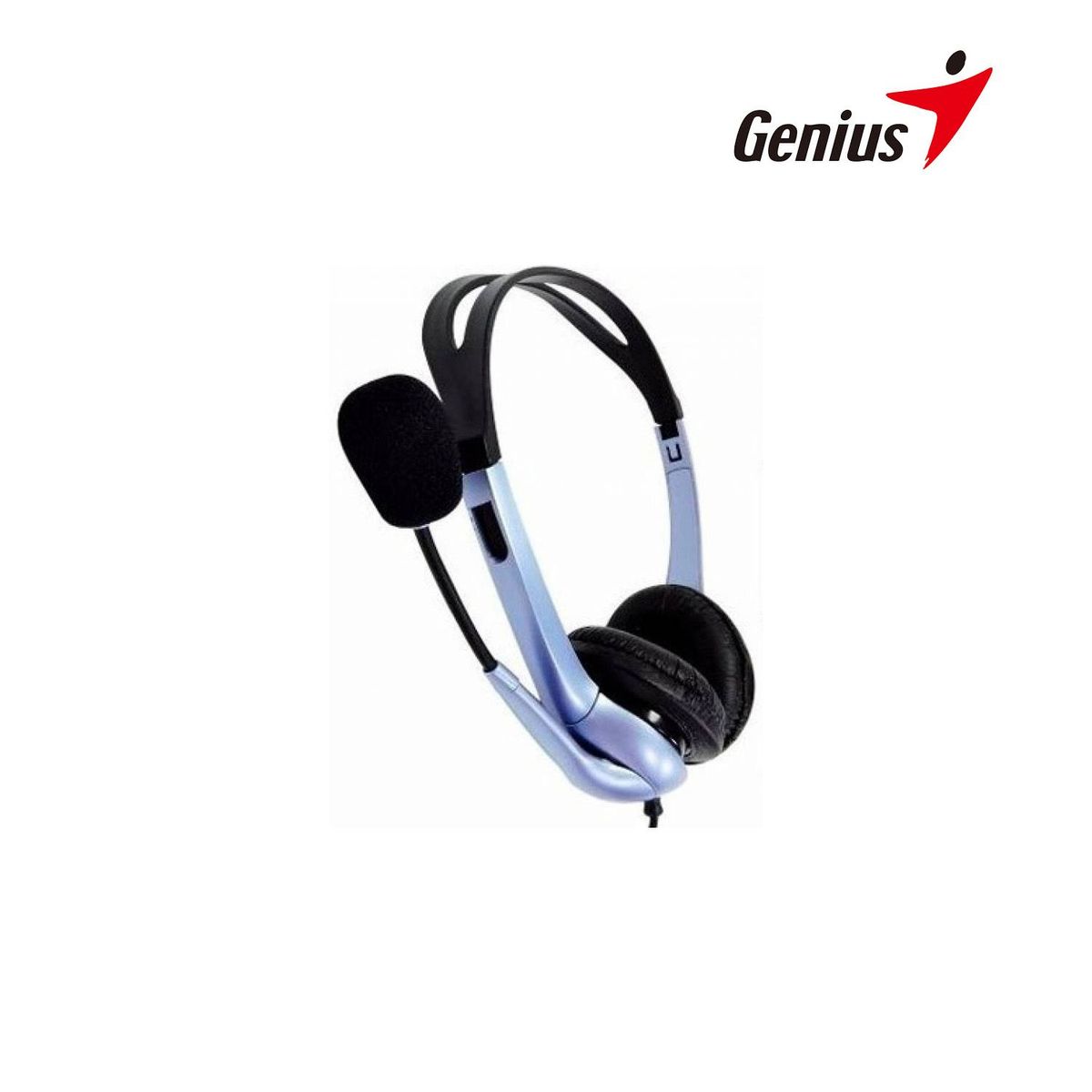 GENIUS - Audifono Genius con Microfono Blue HS-04S Single Plug - Para Laptop
