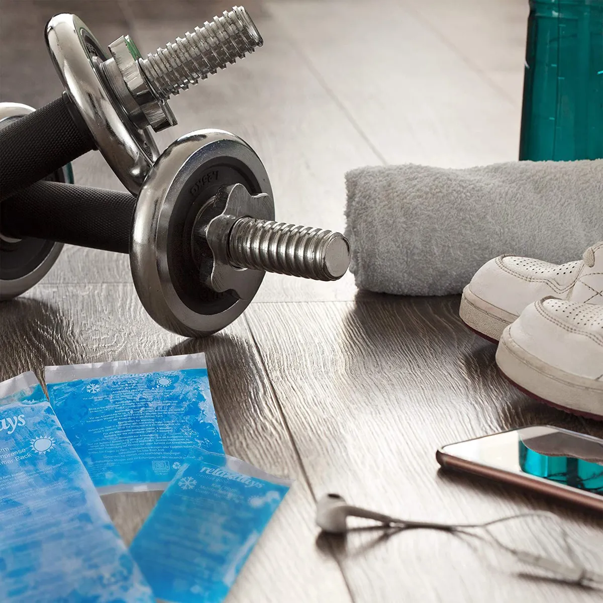 ALPHA GYM - Compresa de gel deportivo Cold Hot Bolsa de frío y calor