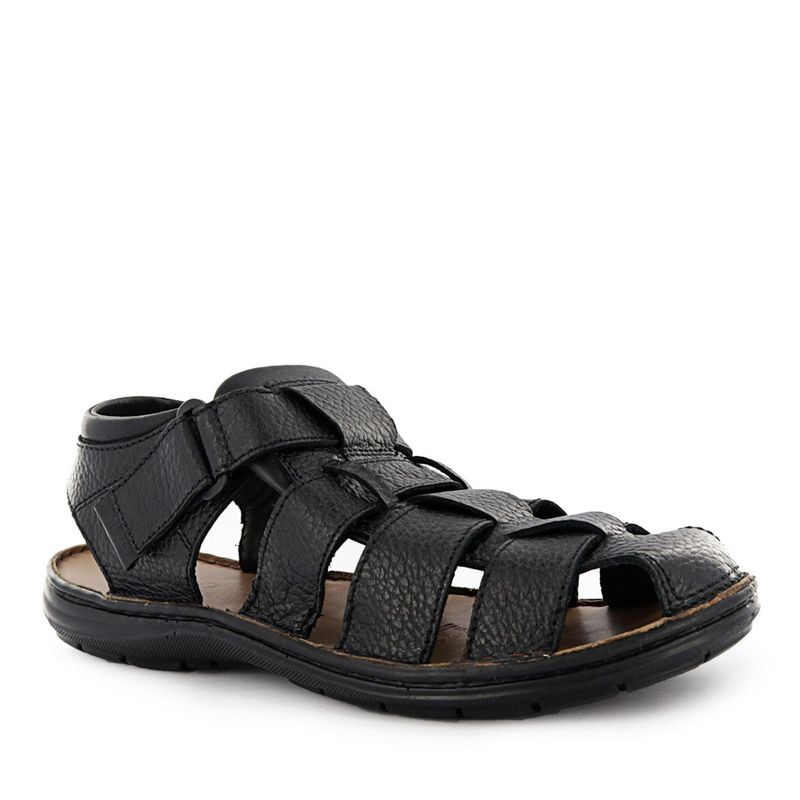 ECCO - Sandalias Hombre Ecco Braulio01 Negro Cuero