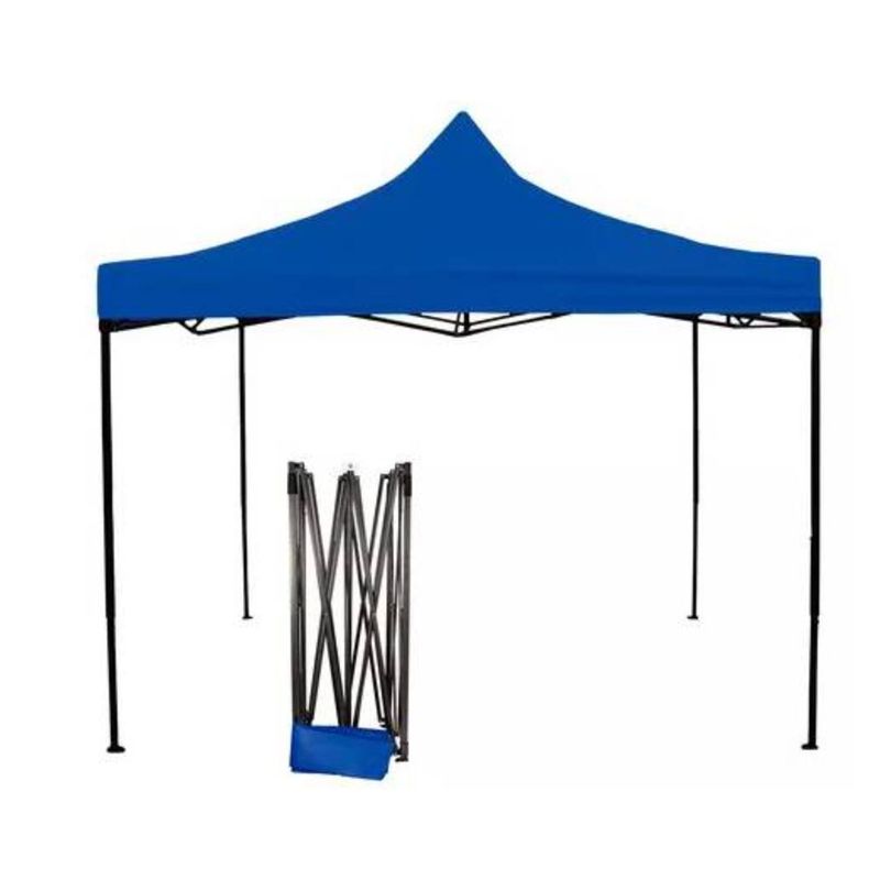 GENERICO - TOLDO 3x3 PLEGABLE REFORZADO IMPERMEABLE EVENOS AZUL