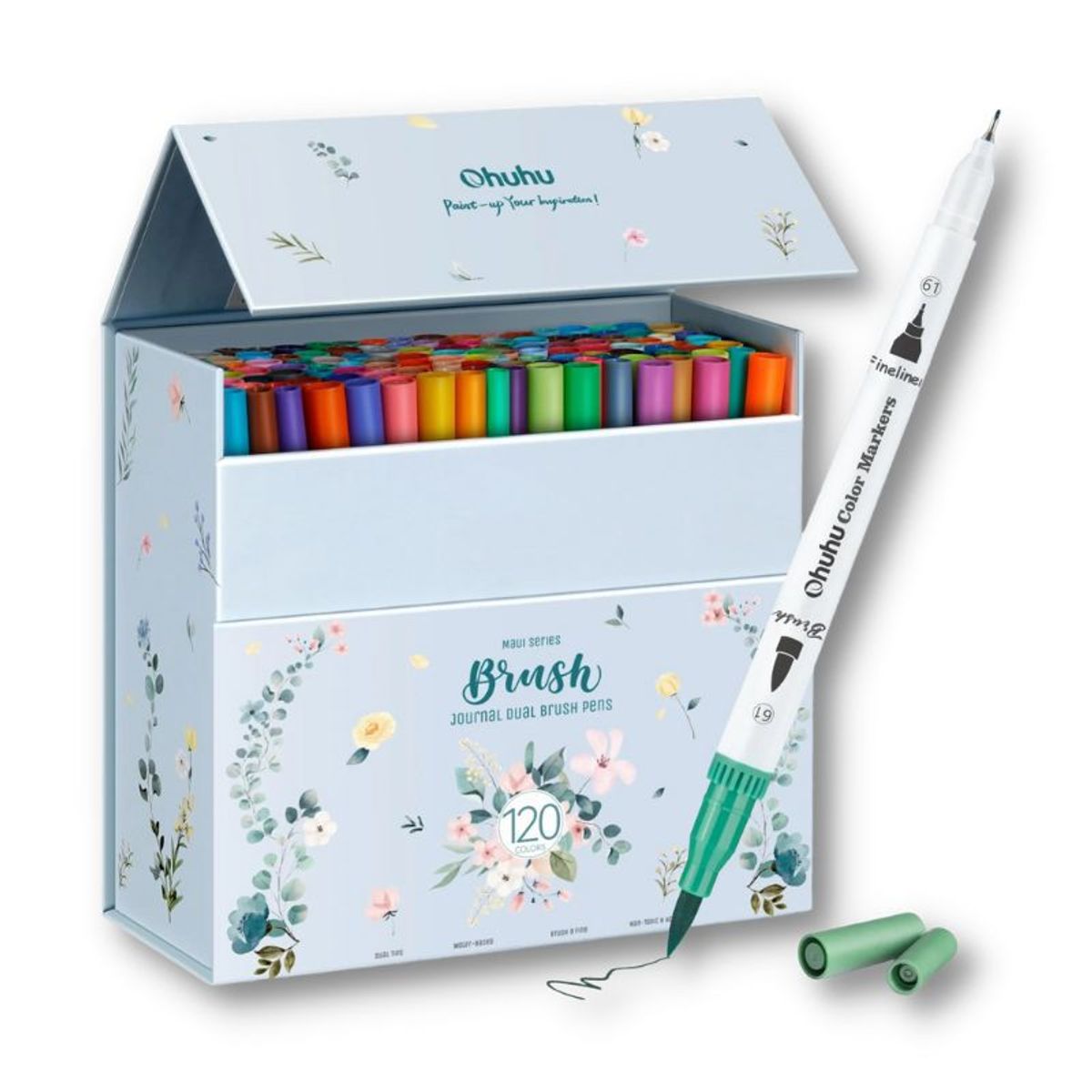 OHUHU - Ohuhu Maui - marcador base de agua - set de 120 colores