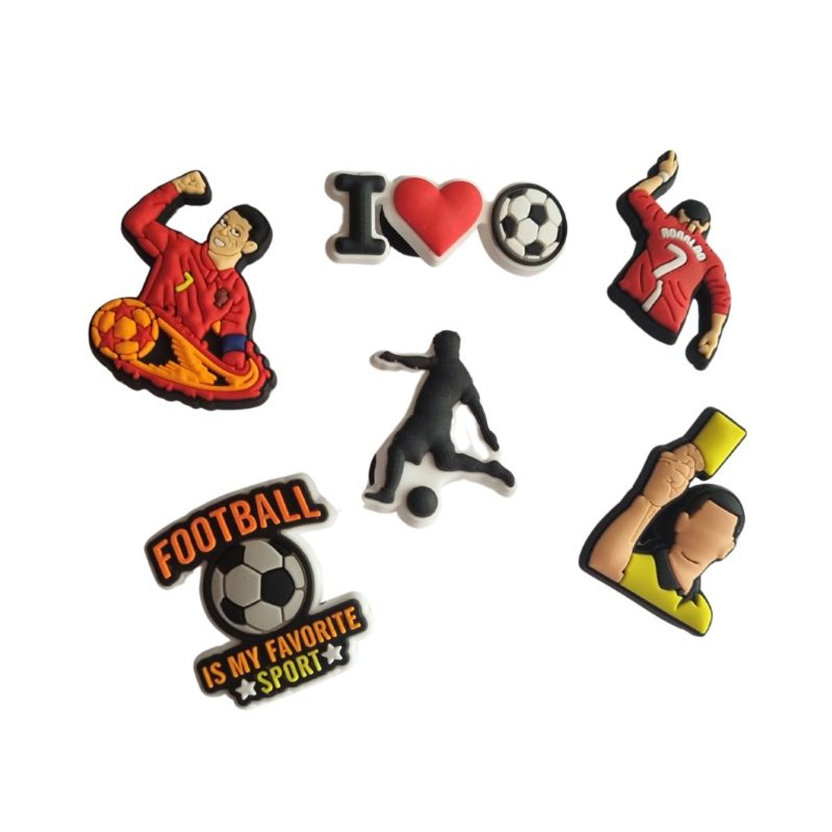 GENERICO - Accesorios para Crocs Pack x 6 Pines Variante 2