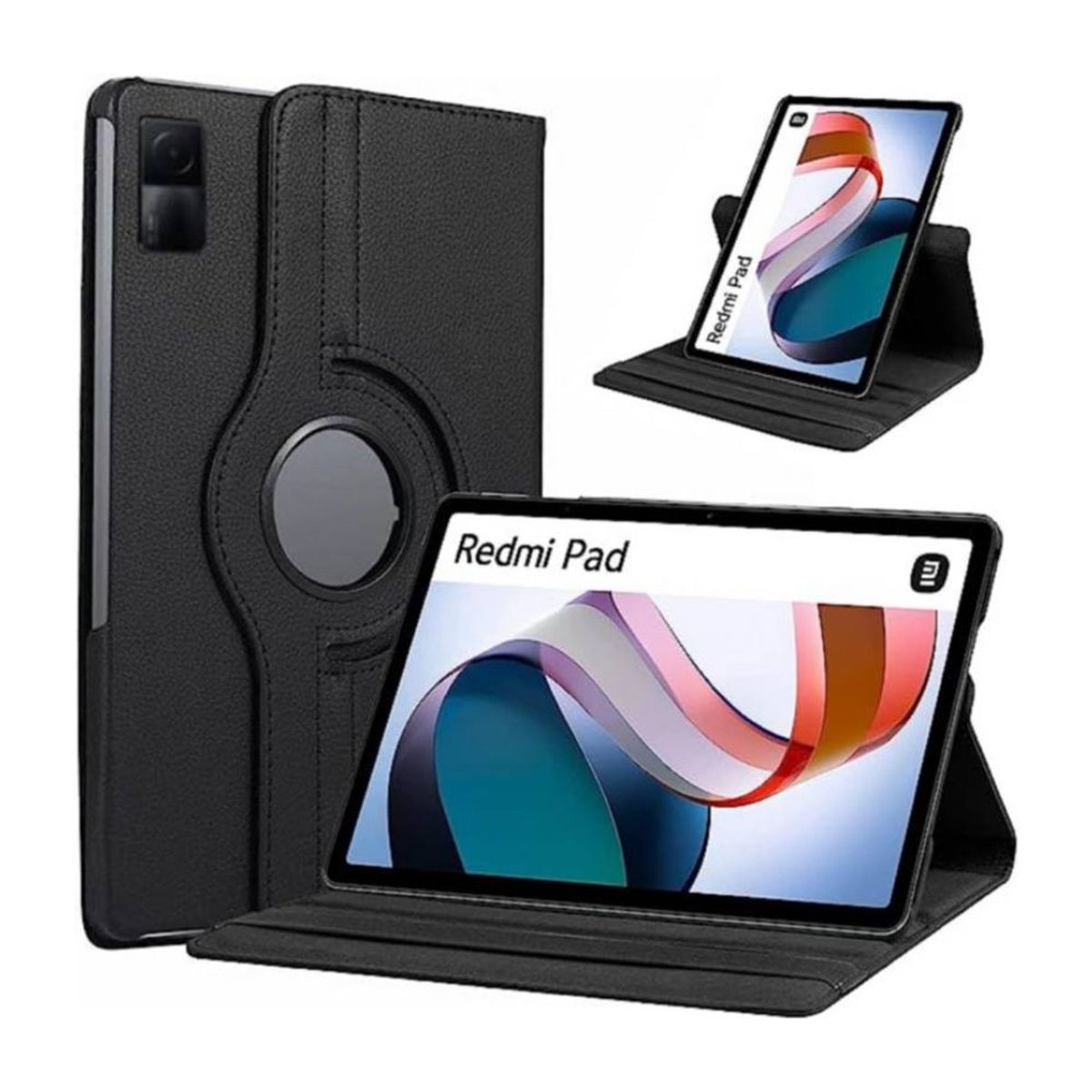 FUNDAANTIGOLPES - Funda Giratoria para tablet Xiaomi Redmi Pad 10,6 in con soporte - BK