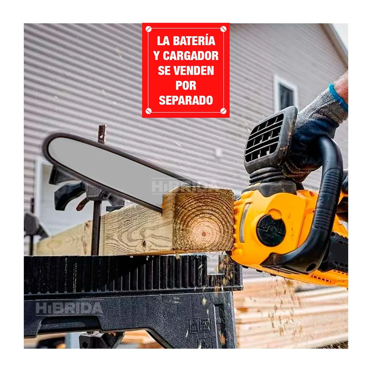 INGCO TOOLS - MOTOSIERRA INALÁMBRICA CORTADORA MADERA PORTÁTIL 20V - CGSLI2085