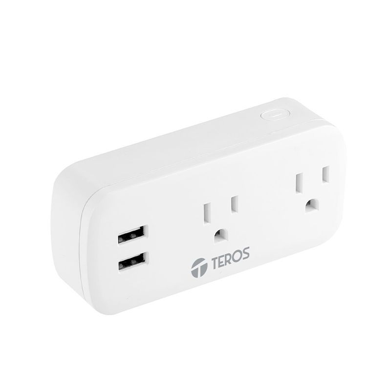 TEROS - TOMACORRIENTE SMART TEROS DOBLE BLANCO  TE-9102W