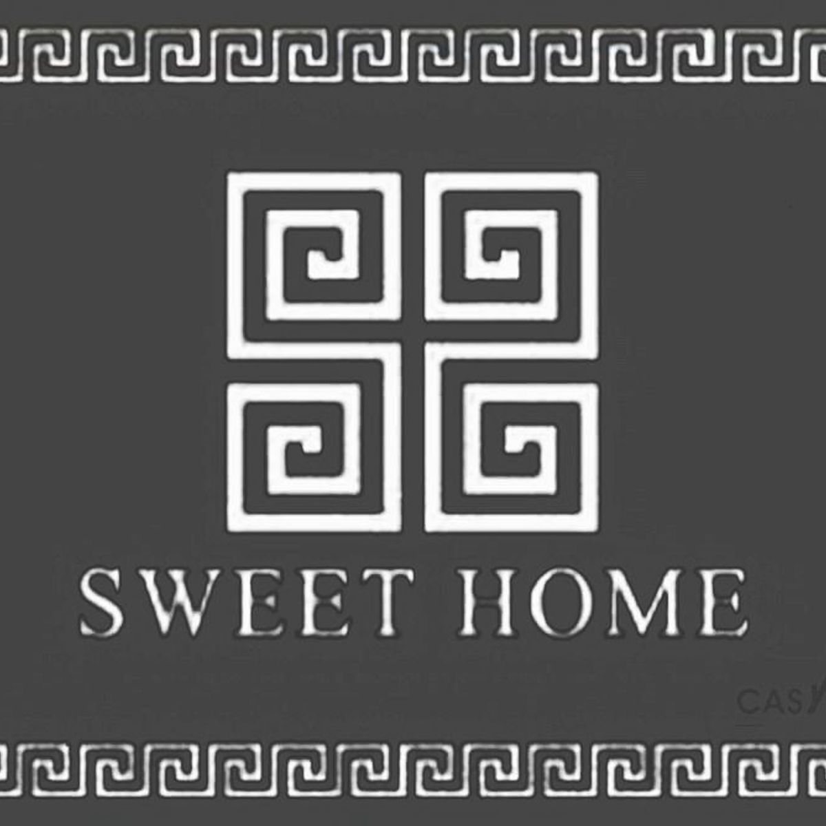 CASATEX - Alfombra Piso Antideslizante Tapete de Baño SWEET HOME 2