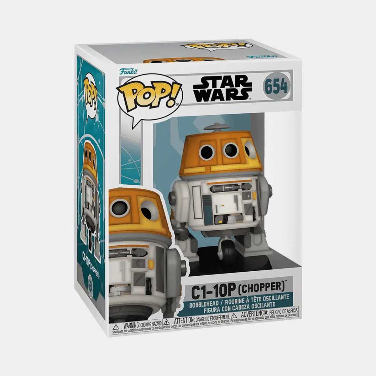 FUNKO - FUNKO POP STAR WARS AHSOKA - C1-10P CHOPPER