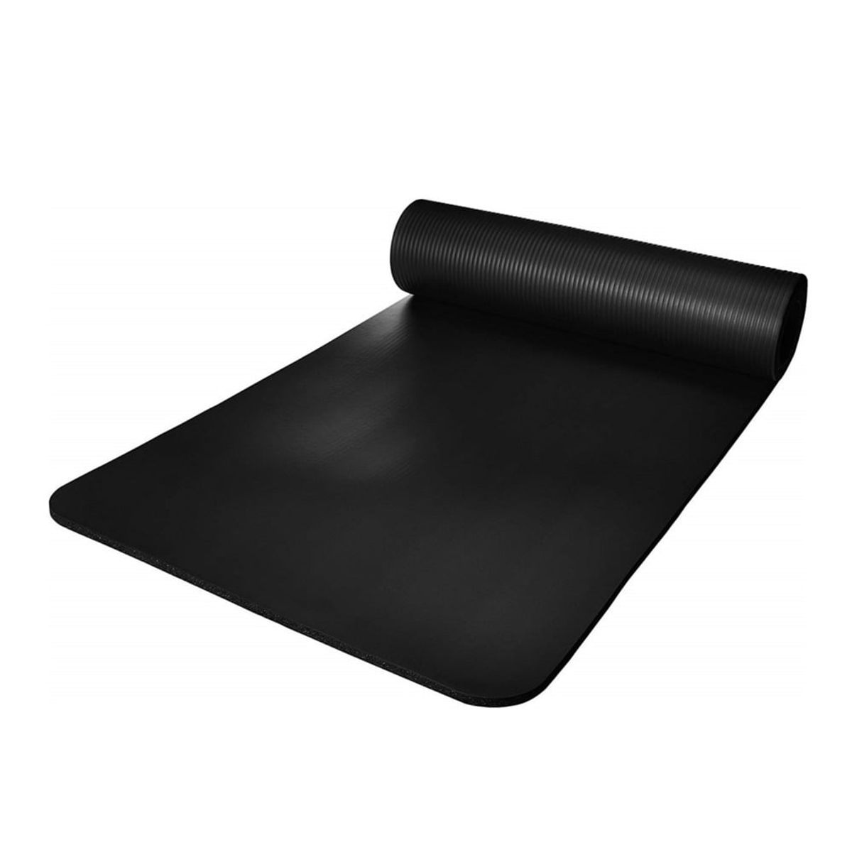 ALPHA GYM - Colchoneta Mat de Yoga de 15 mm + Correa transportable