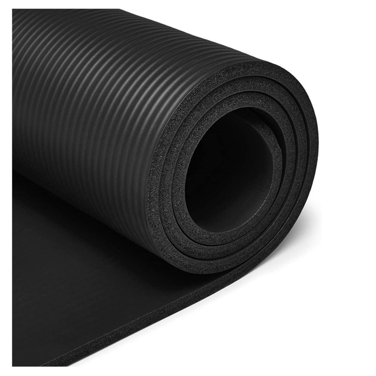 ALPHA GYM - Colchoneta Mat de Yoga de 15 mm + Correa transportable