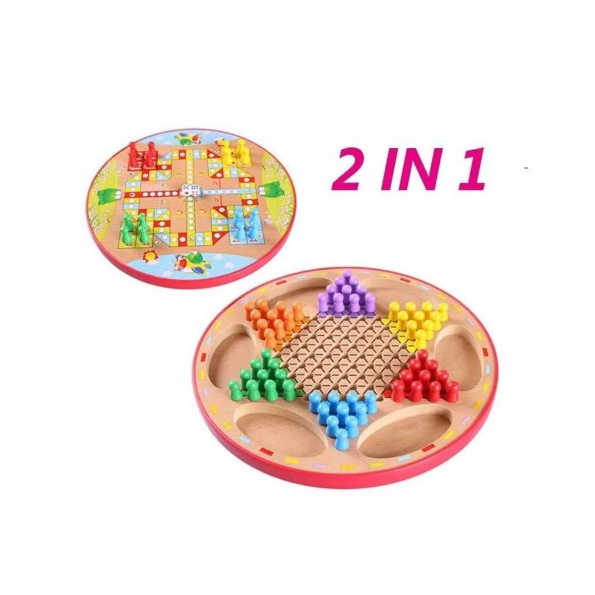 GENERICO - Damas Chinas Ludo Doble Diversion