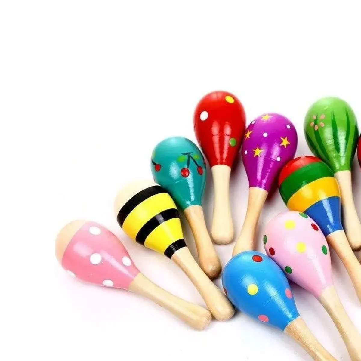 GENERICO - Instrumento Musical Maracas de Madera