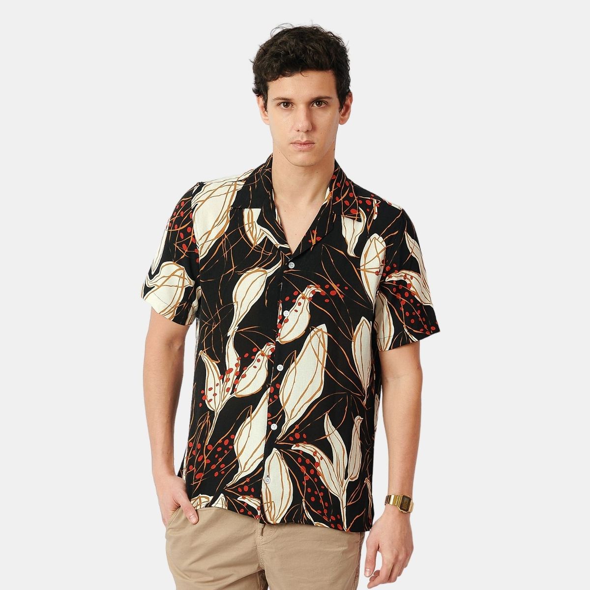 SAN COSME - Camisa Manga Corta Hombre