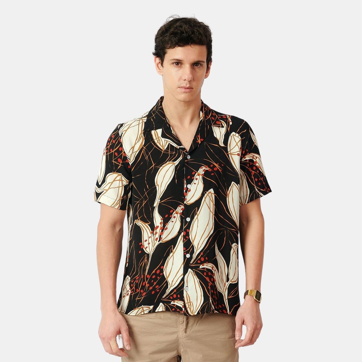 SAN COSME - Camisa Manga Corta Hombre