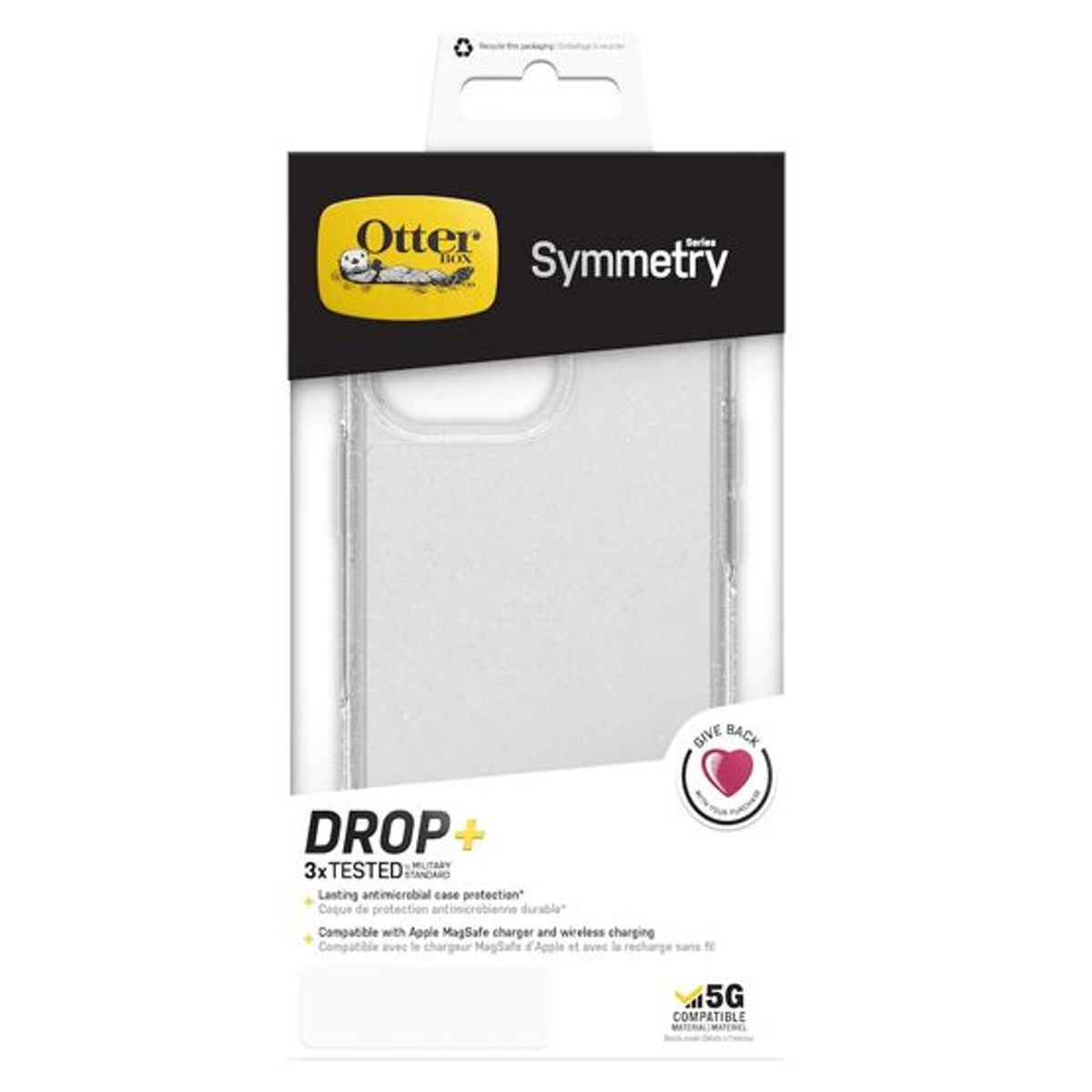 NILLKIN - Case Otterbox Symmetry Para Iphone 15 - Transparente