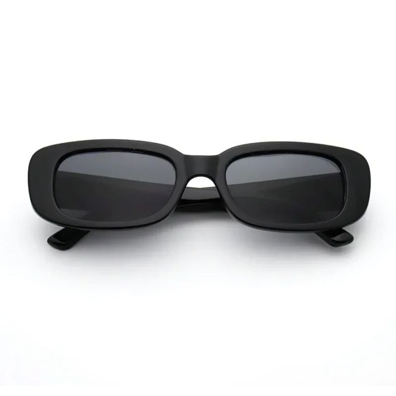 Lentes de Sol rectangulares para niños unisex negros GENERICO