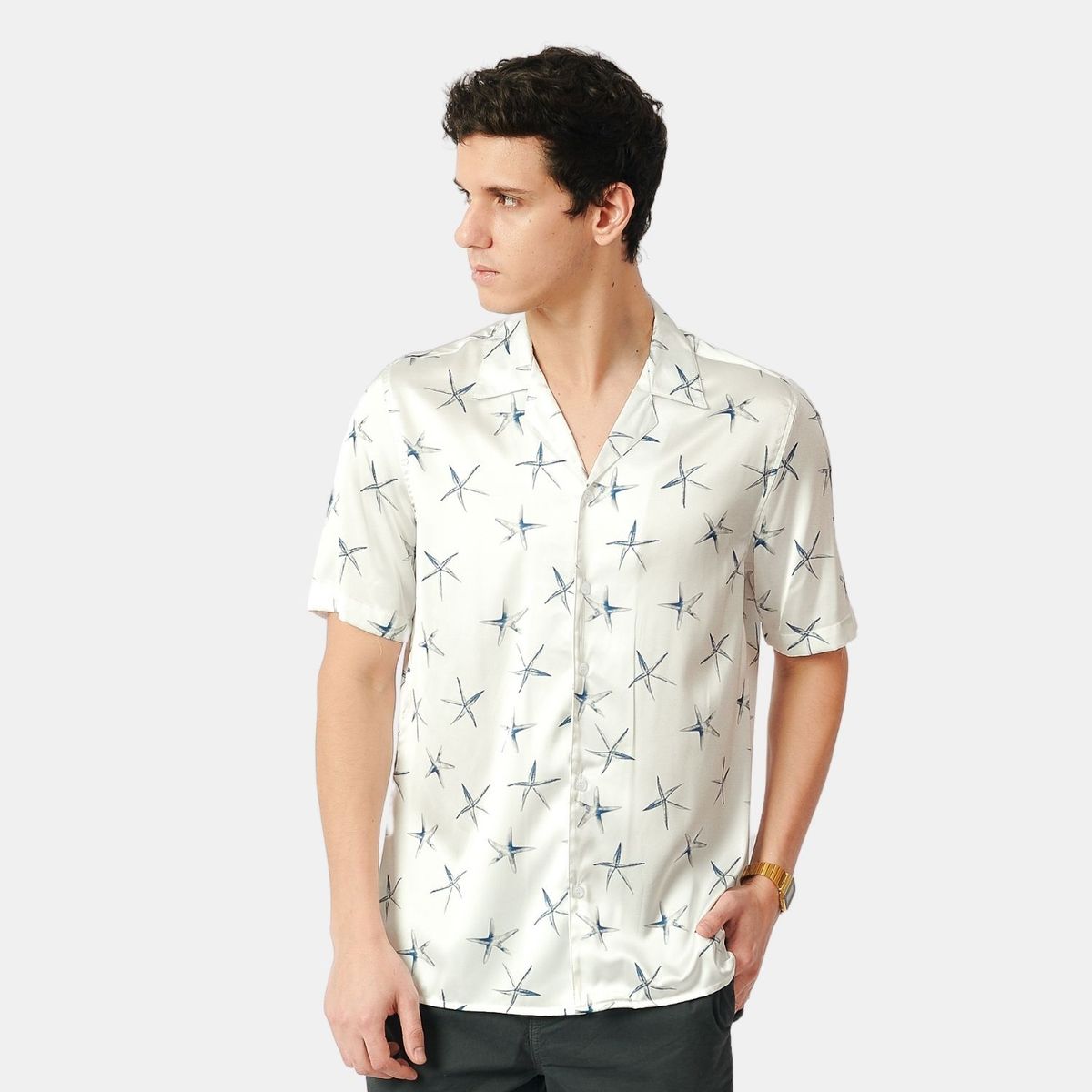 SAN COSME - Camisa Manga Corta Hombre