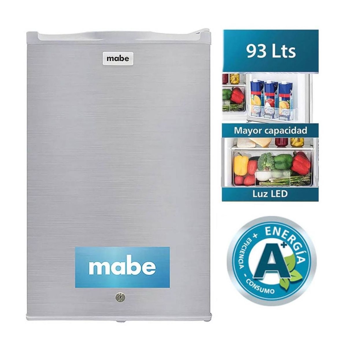 MABE - Frigobar Mabe RMF04PRX0 93 Litros Inox