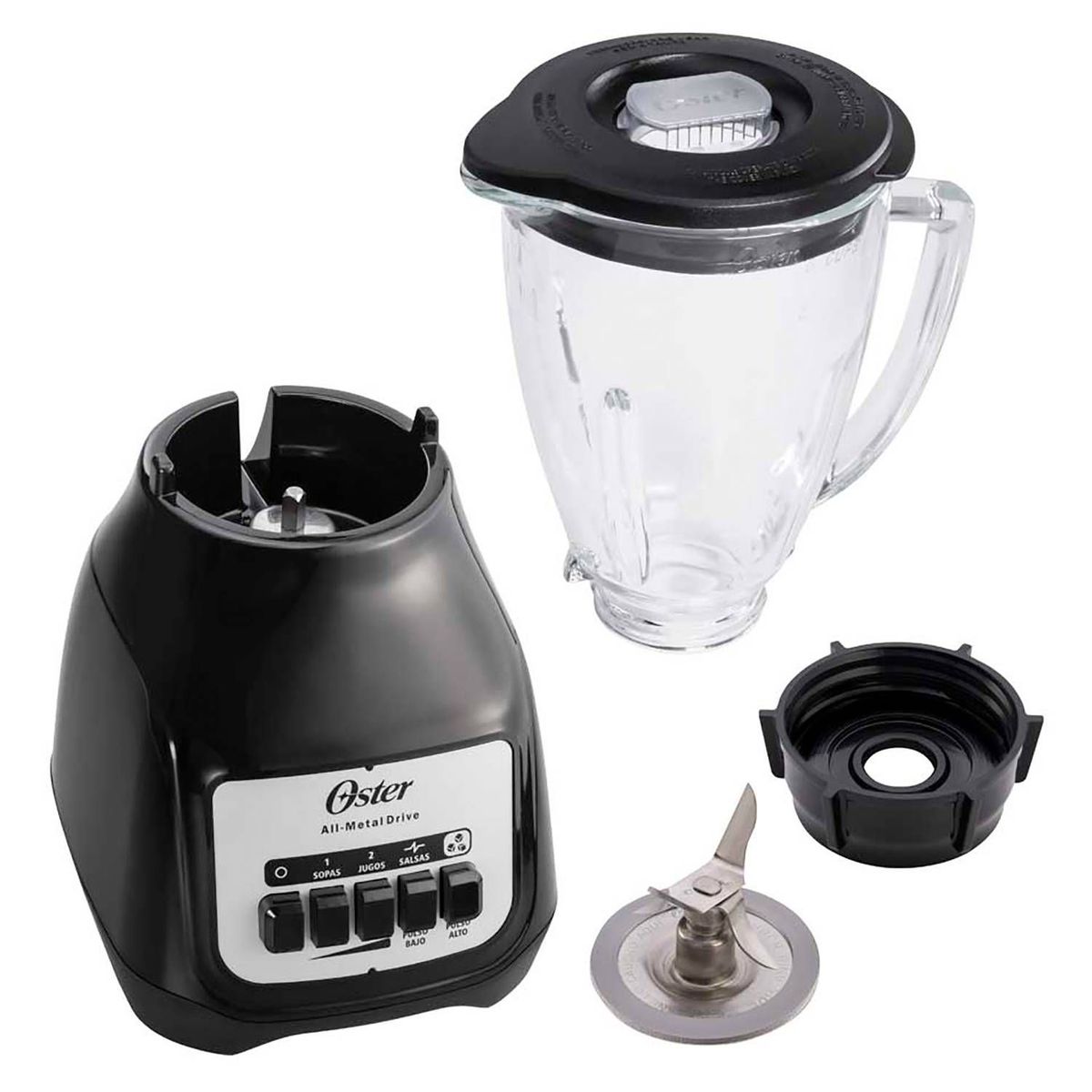 OSTER - Combo Oster Licuadora 2 Vel BLSTKAGBPB + Freidora 1,8 lts Digital