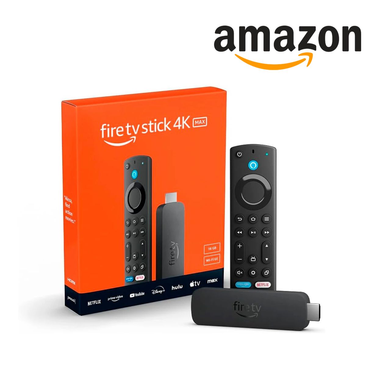AMAZON - Fire TV Stick 4K Max 2da Gen 2023 - Alexa 3ra Gen - con WiFi 6E