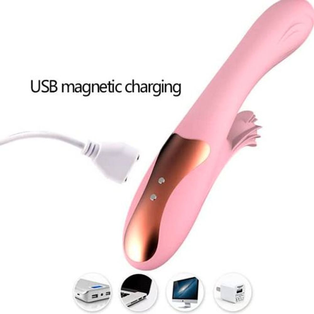 GENERICO - CONSOLADOR O VIBRADOR DILDO FLOR