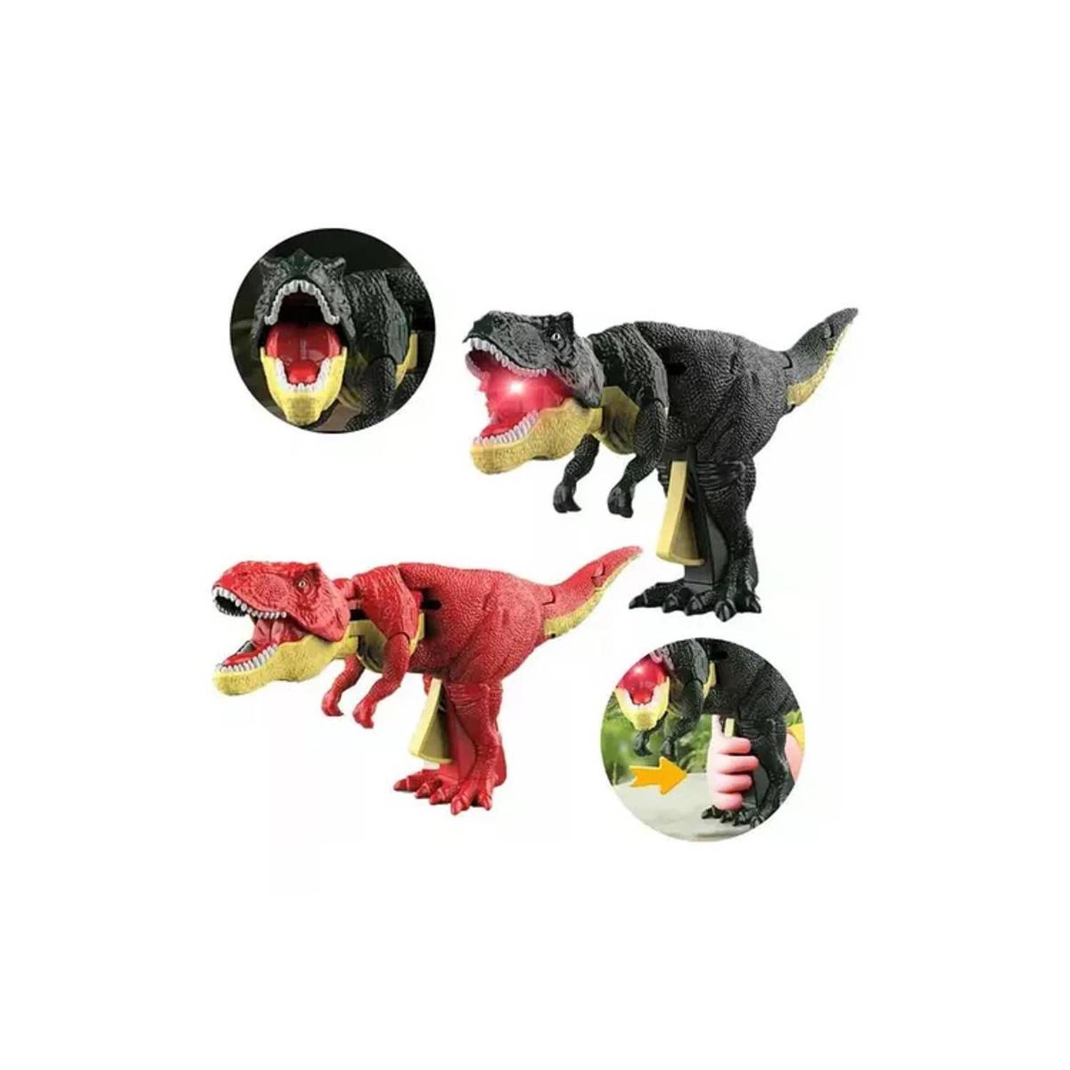 GENERICO - Dinosaurio Za Za Juguete Con Luces y Sonido Tiktok