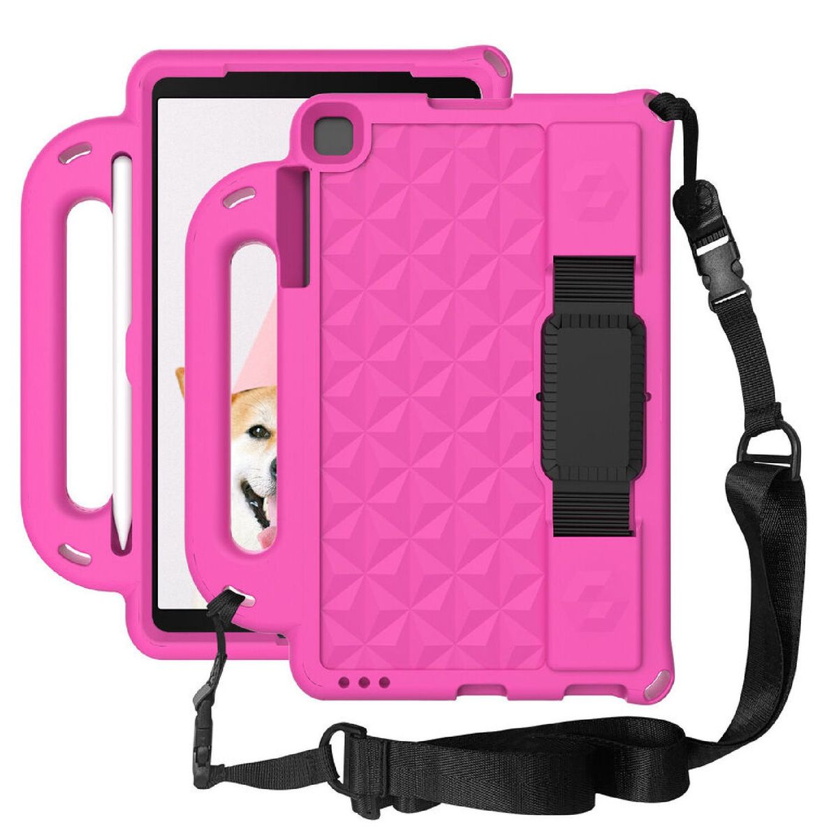 OTTOWARE - Funda Tablet Modelo Maleta con Correa para Samsung A7 Lite Fucsia