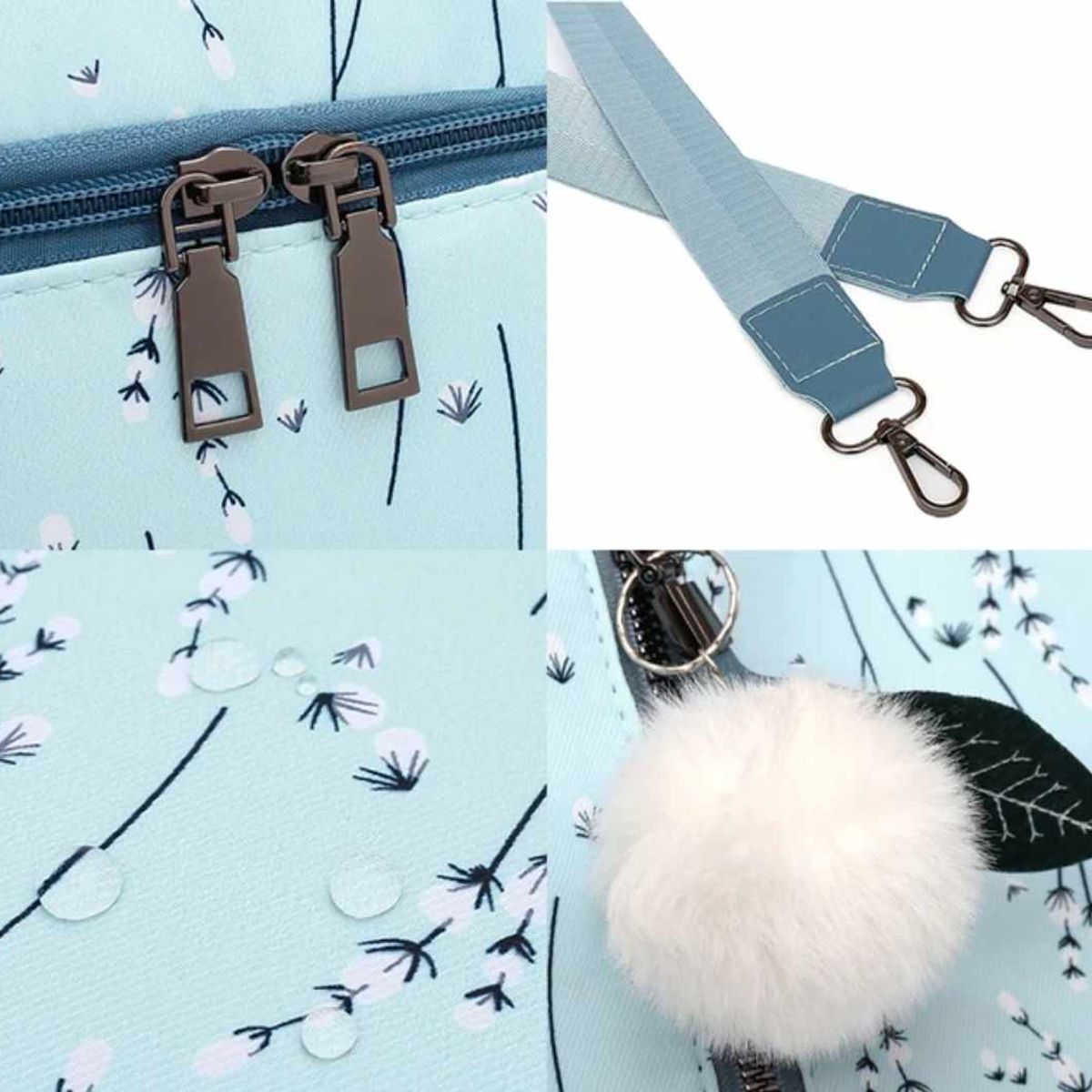 GENERICO - Mochila Antirrobo de Mujer Bolso Coreana Dama Trend 2024 Casual Urbana