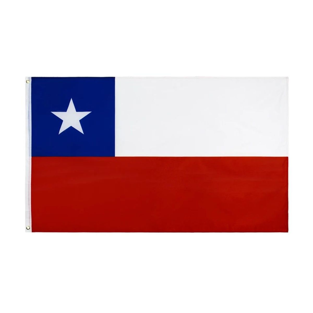 GENERICO - Bandera De La republica de Chile 60 Cm X 90cm calidad A1