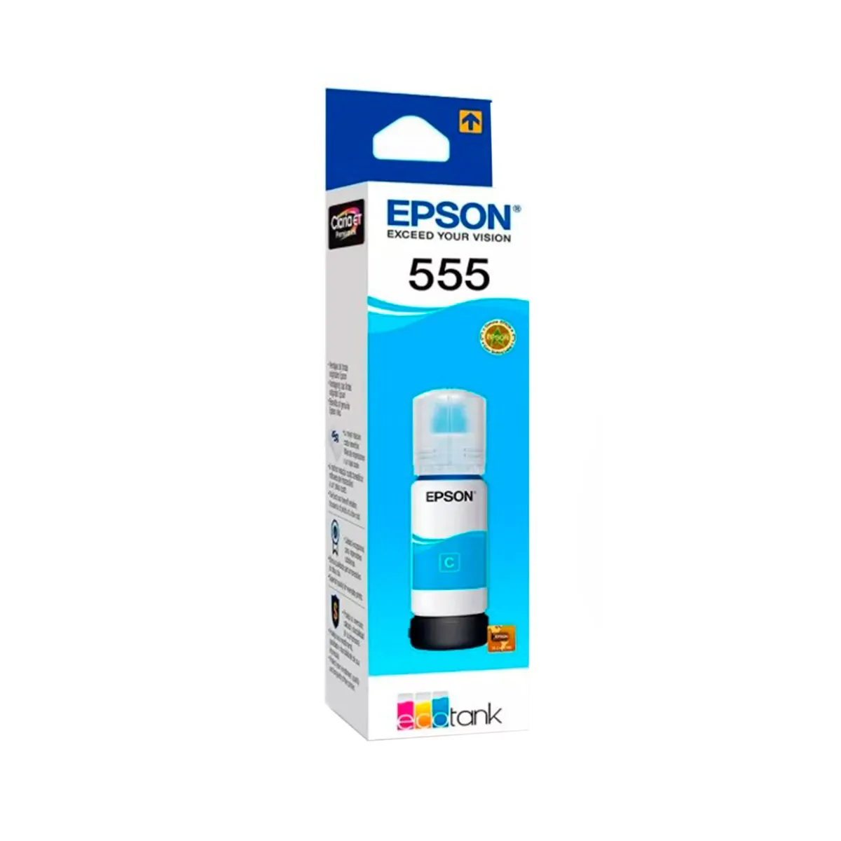 EPSON - TINTA EPSON T555220 CYAN 70ML ECOTANK L8160/L8180 P/N: C13T06Y22A