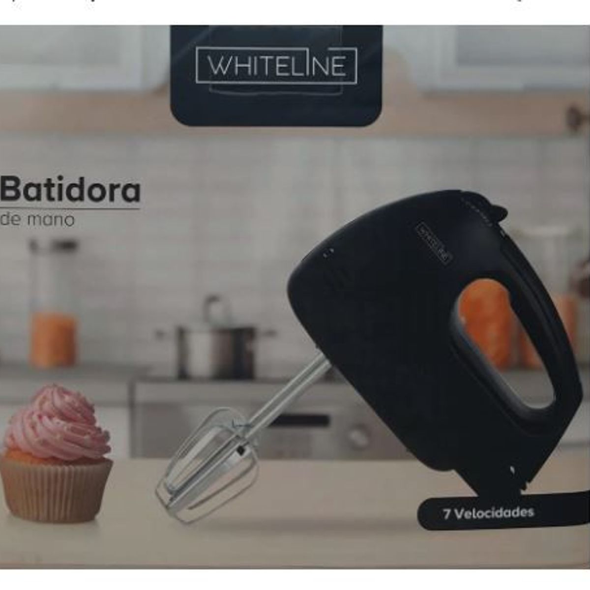 WHITELINE - Batidora de mano Whiteline 7 Velocidades