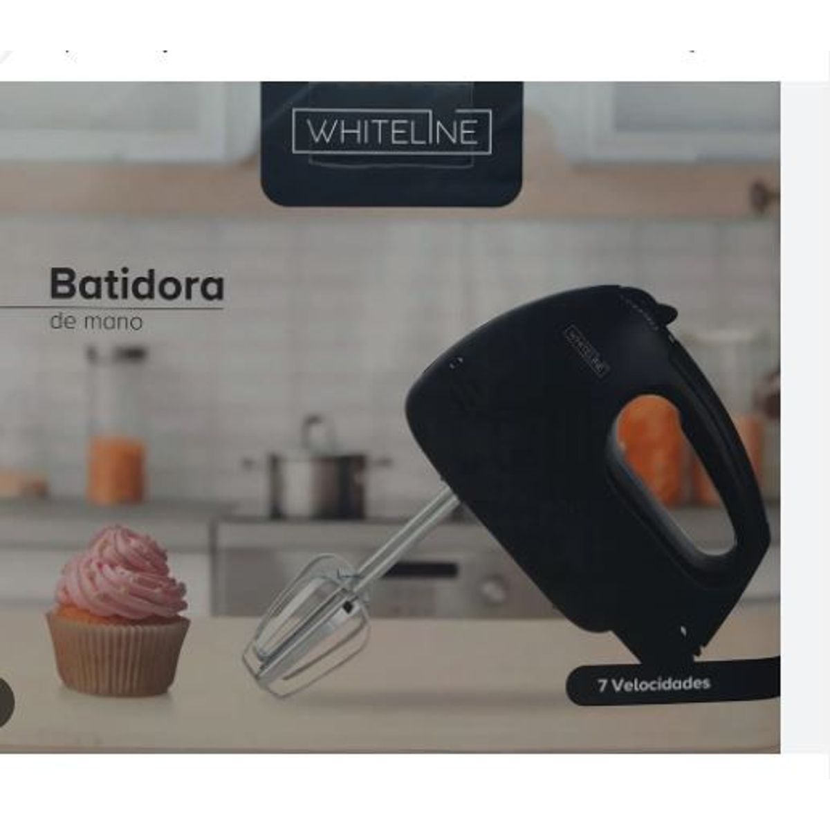 WHITELINE - Batidora de mano Whiteline 7 Velocidades