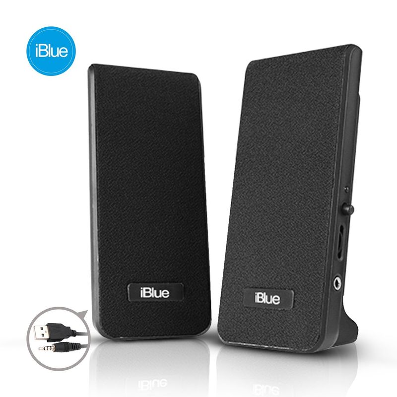 IBLUE - Parlante iBlue MS232 Multimedia 2.0 USB-Power 3.5mm Control-Volumen