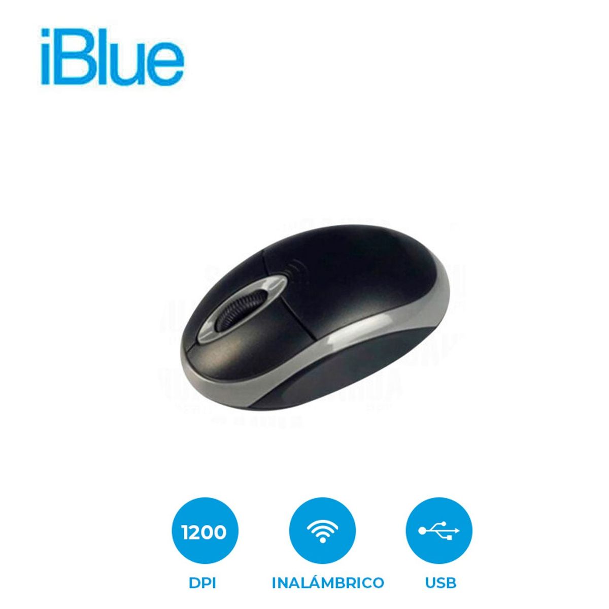 IBLUE - Mouse Iblue Optical Wireless Mw100 BlackGrey