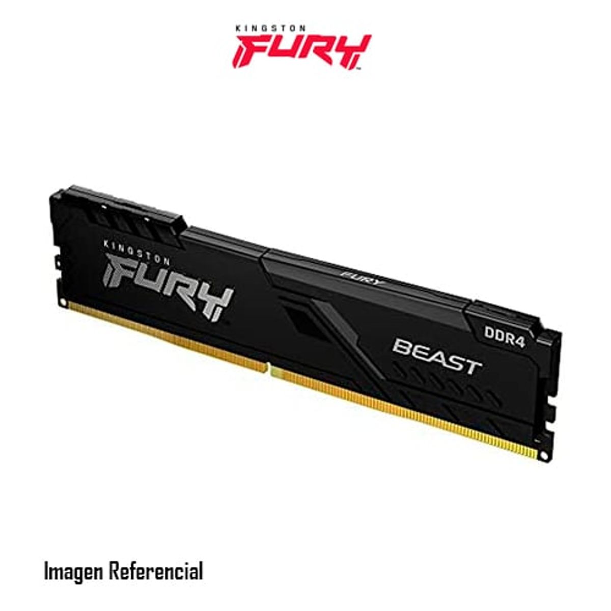 KINGSTON - MEMORIA RAM KINGSTON FURY BEAST 16GB DDR4 DIMM P/N: KF432C16BB/16