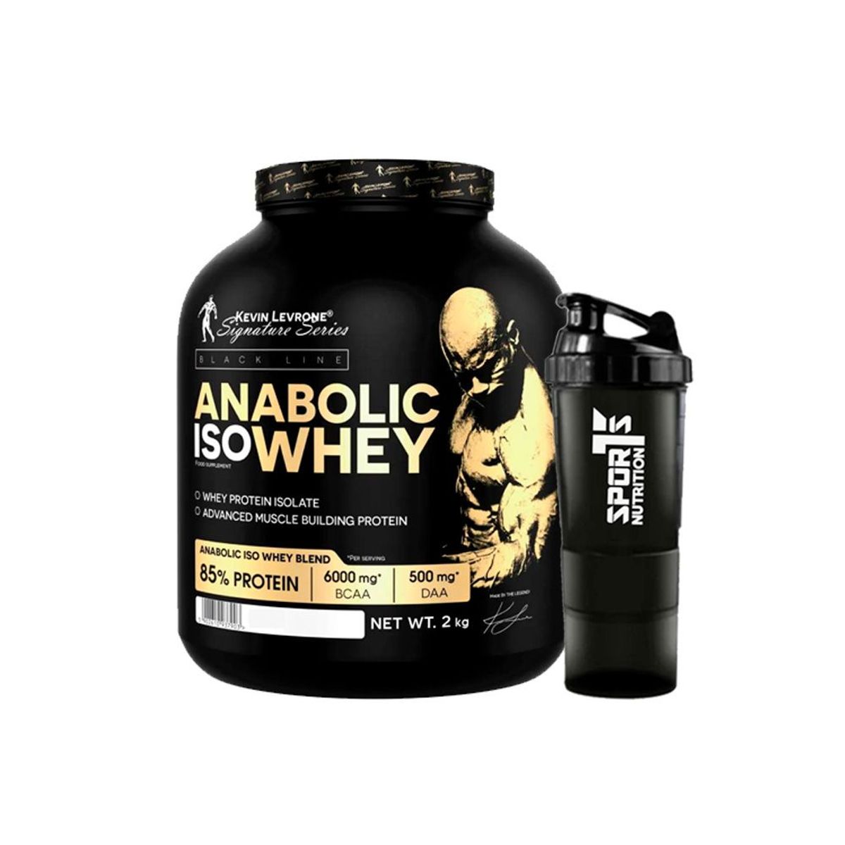 KEVIN LEVRONE - Proteina Kevin Levrone Anabolic Iso Whey 2kg - Snicker con SmartShaker
