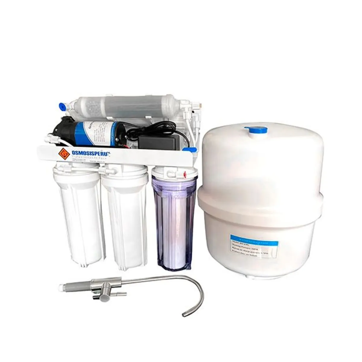 OSMOSISPERU - Purificador de agua Osmosis Inversa 5 etapas Con Bomba