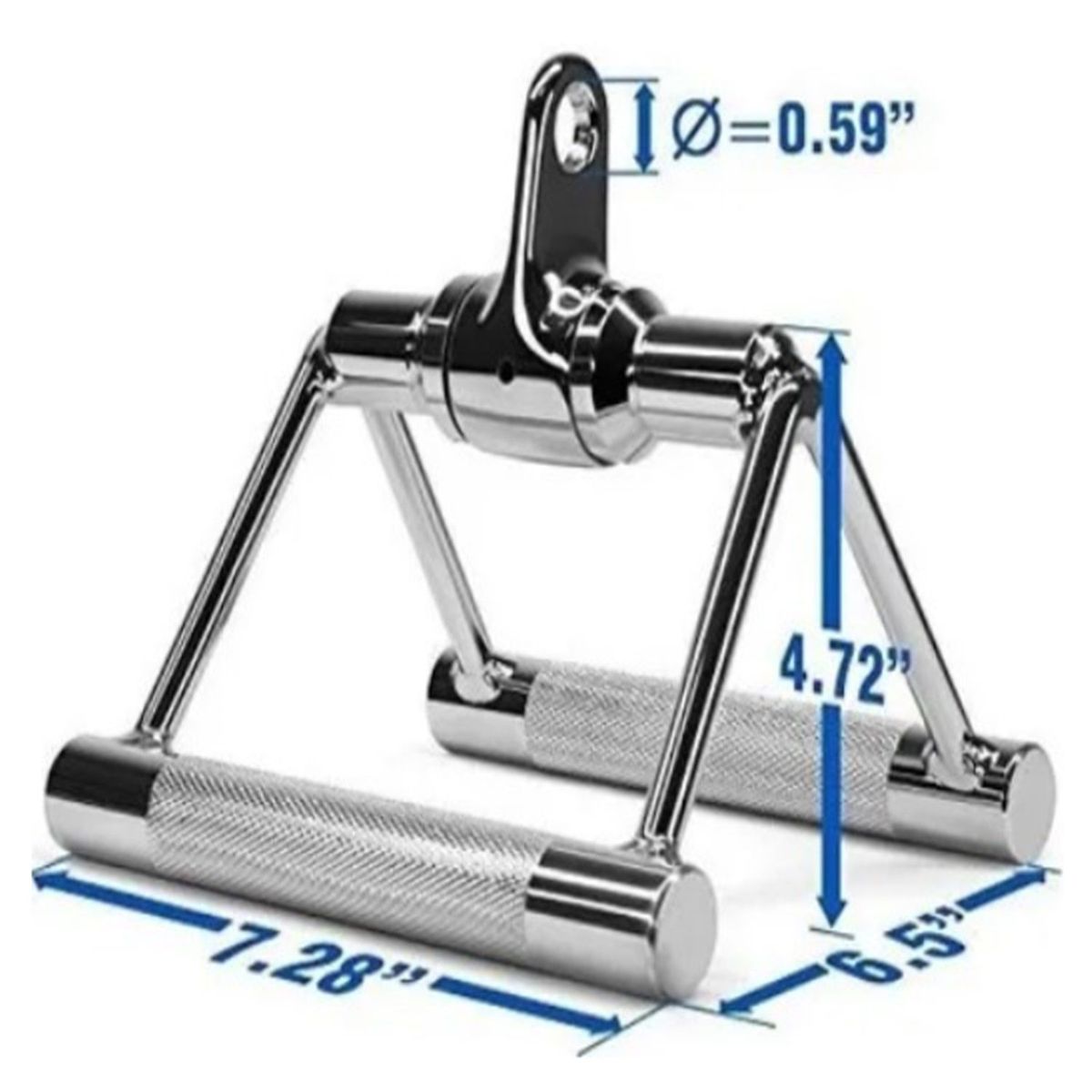 ALPHA GYM - Polea para remo agarre giratorio polea de gimnasio paralela