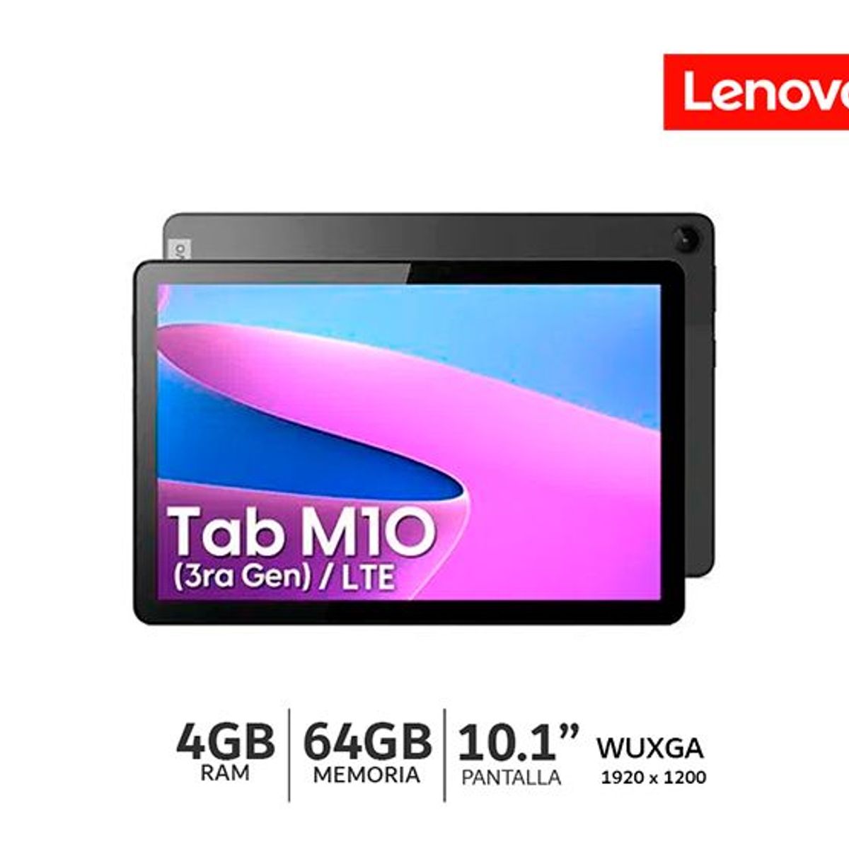 LENOVO - Tablet Lenovo TAB M10 3ra Gen TB328XU 4GB Ram - 64GB  4G LTE Pantalla 101”