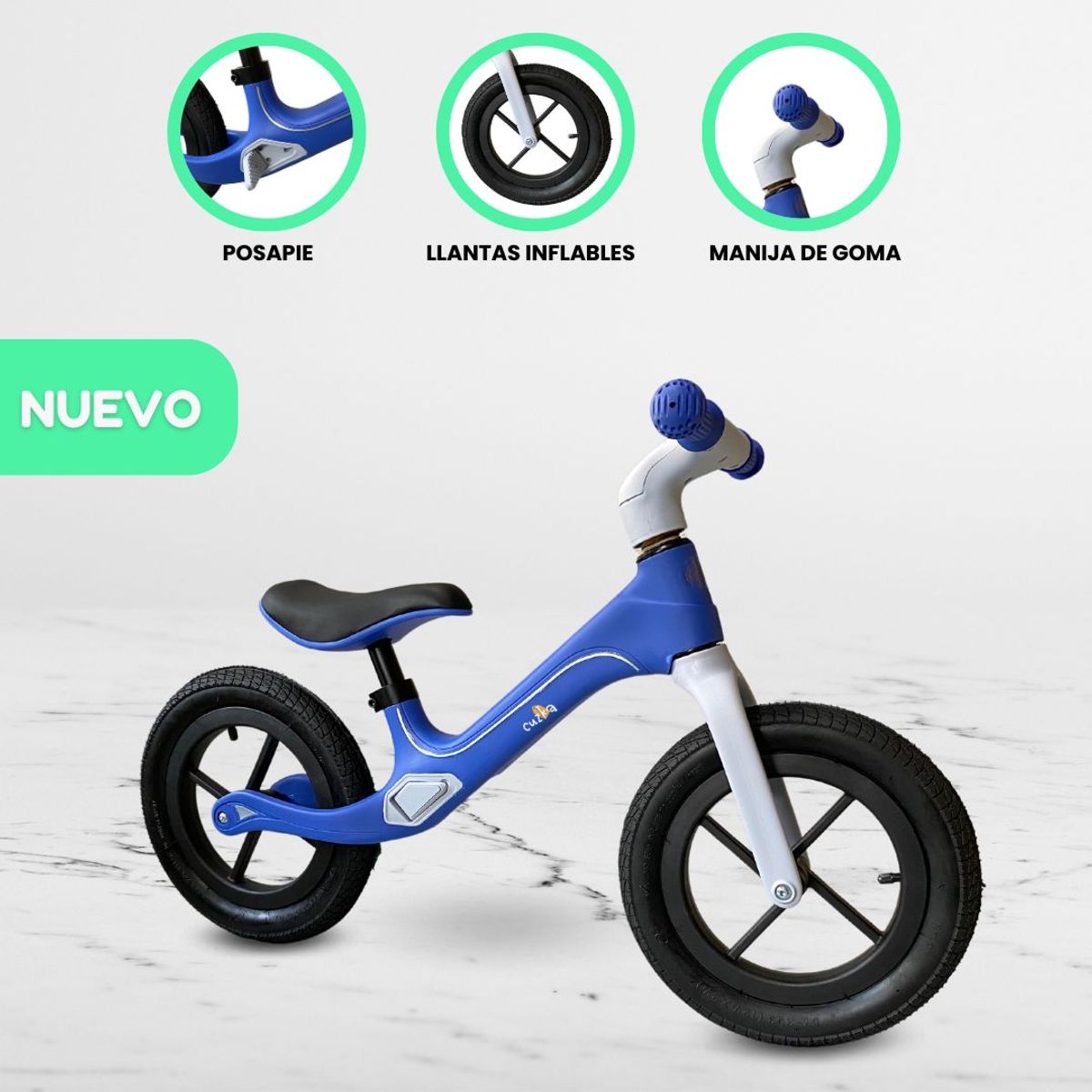 GENERICO - Bicicleta de Balance para Niños «FLASH» Blue