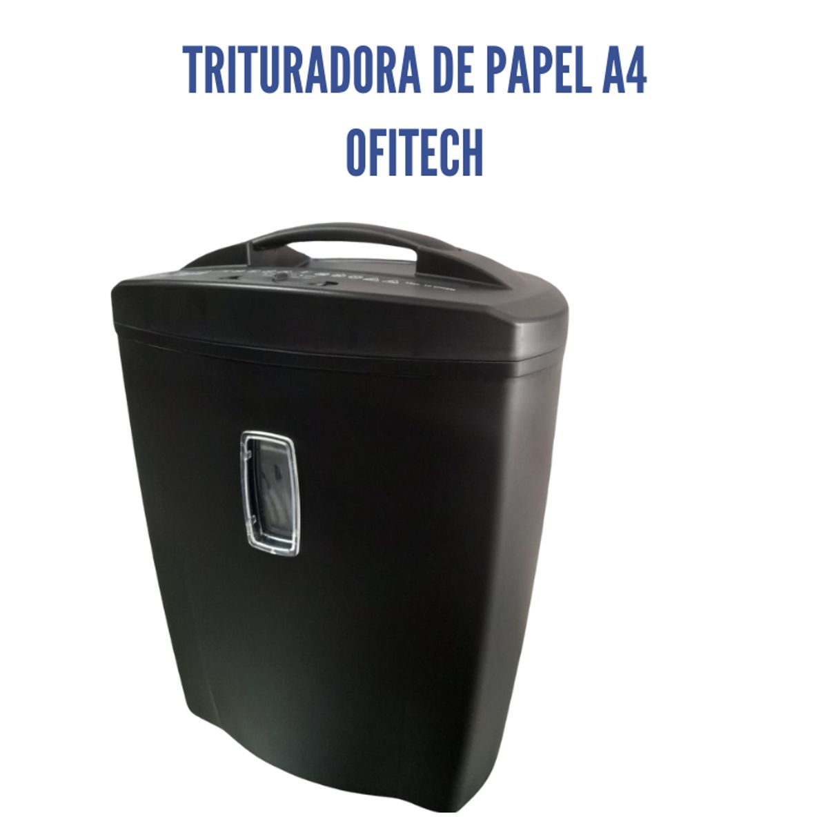 GENERICO - Trituradora de Papel Eléctrico A4 OFITECH Corte 4x35mm