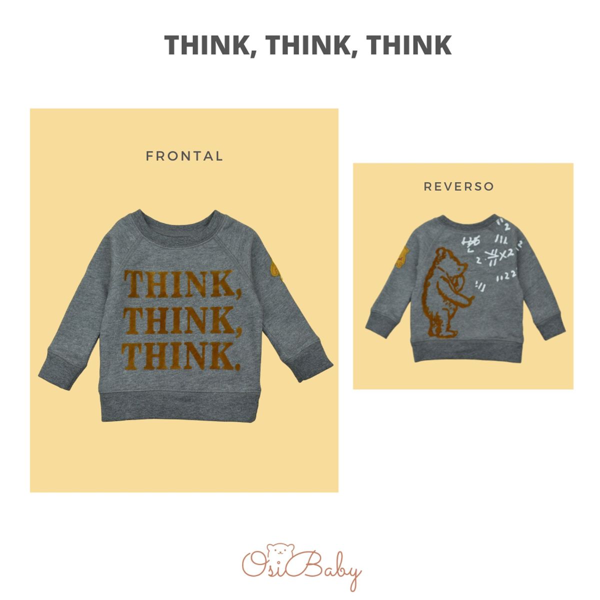 ALLEZ COLLECTION - POLERA BEBE HOMBRE THINKTHINK