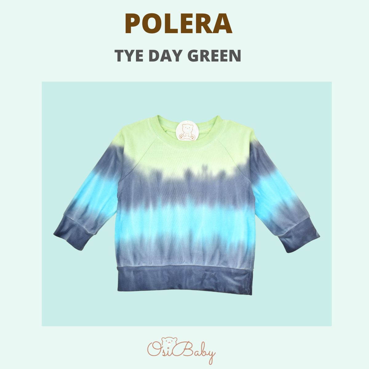 ALLEZ COLLECTION - POLERA BEBE MUJER TIE DYE