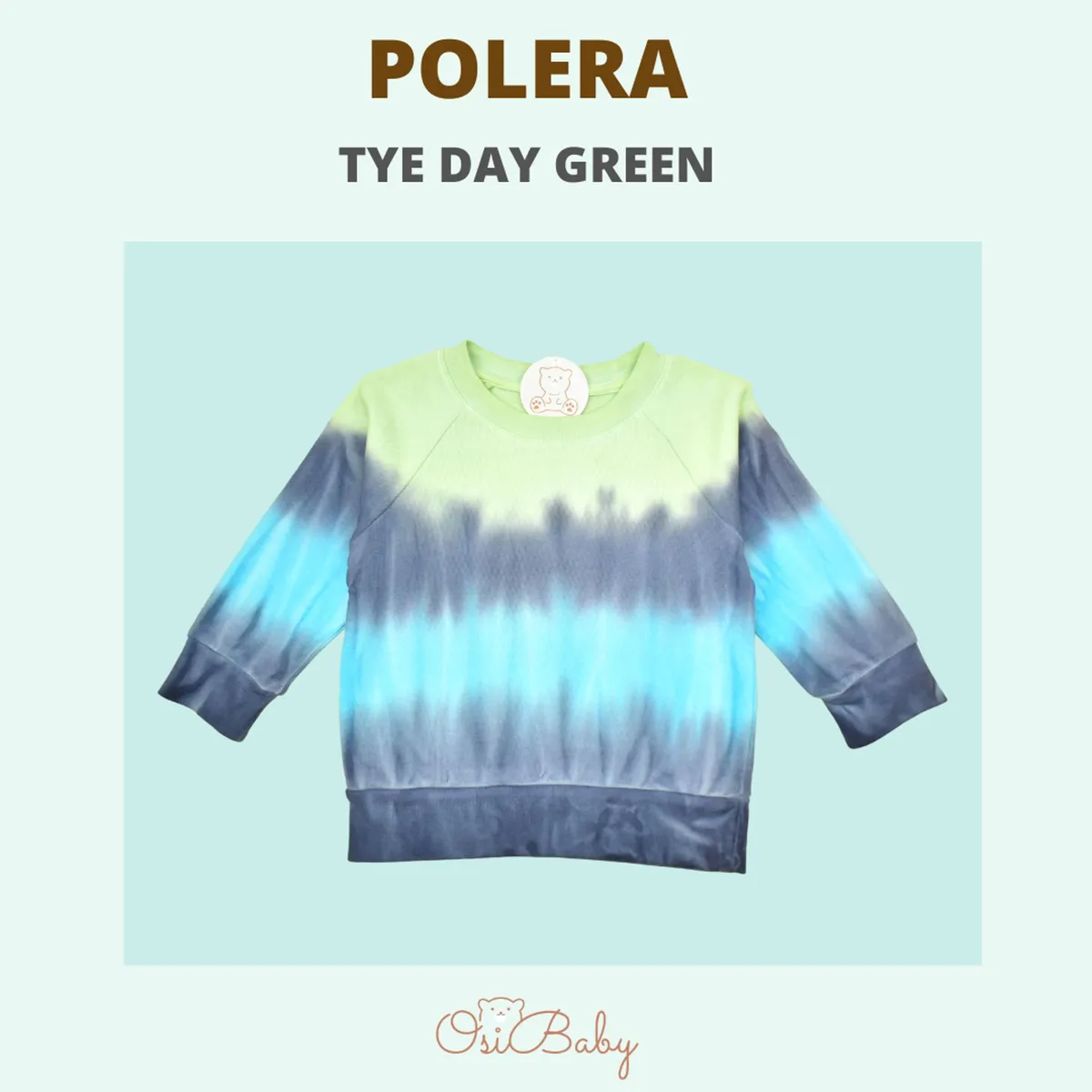 ALLEZ COLLECTION - POLERA BEBE MUJER TIE DYE