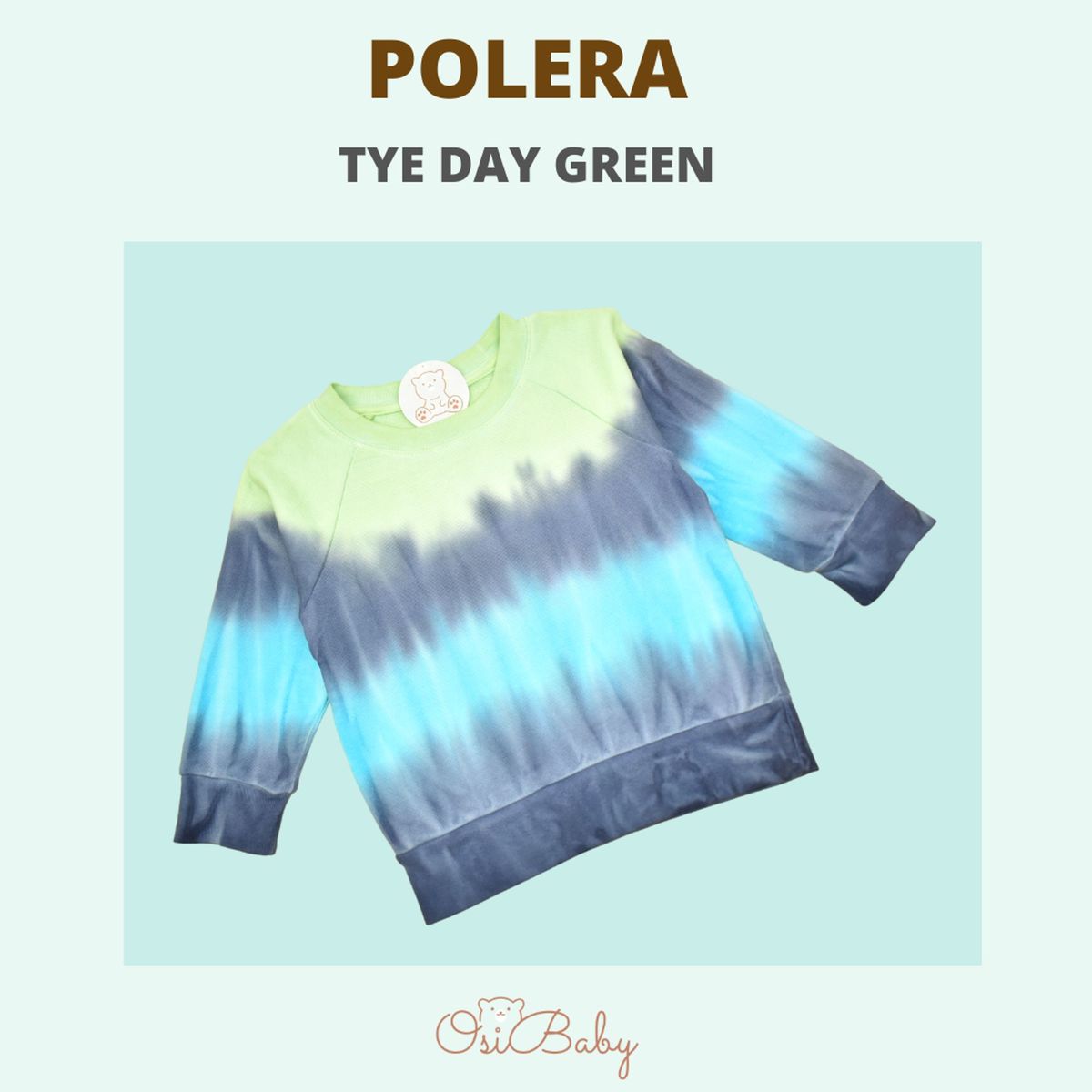 ALLEZ COLLECTION - POLERA BEBE MUJER TIE DYE