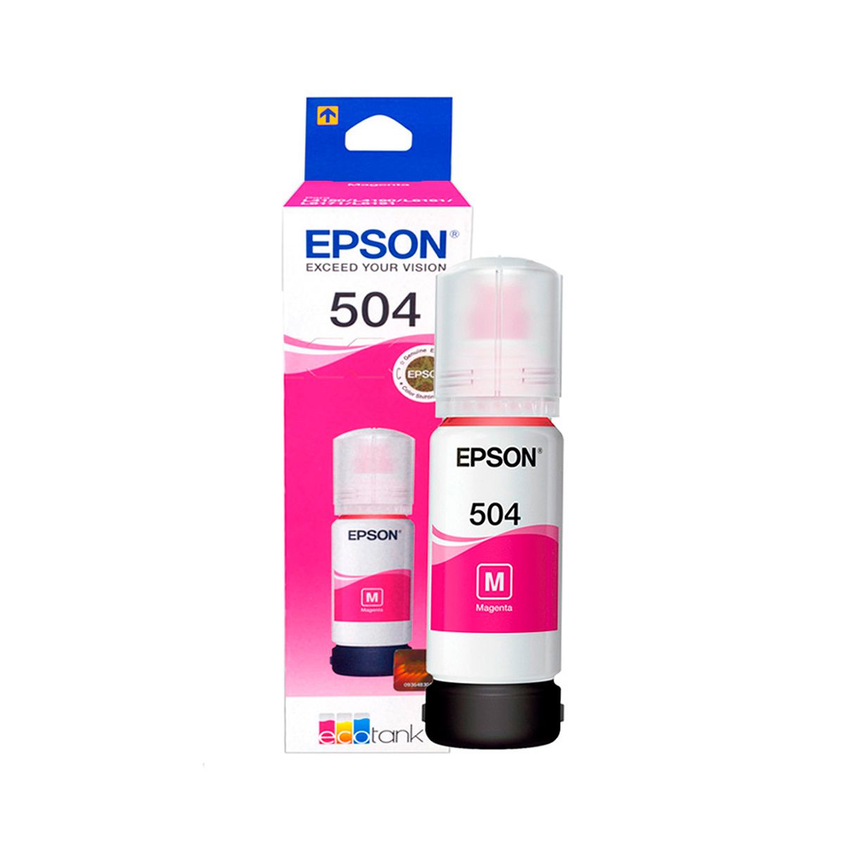 EPSON - TINTA EPSON 504 MAGENTA P/L4150/L4160/L4260/L6161/L6171/ P/N: T504320